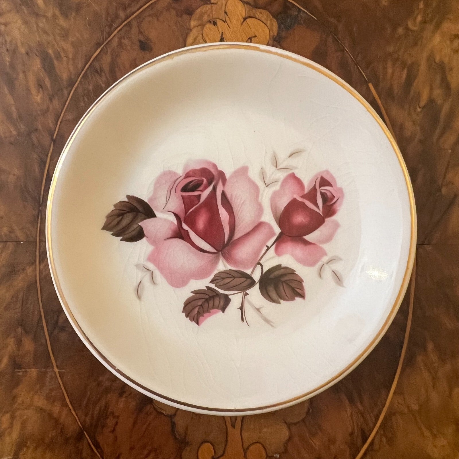 Vintage Woods & Sons Floral Small Dish 