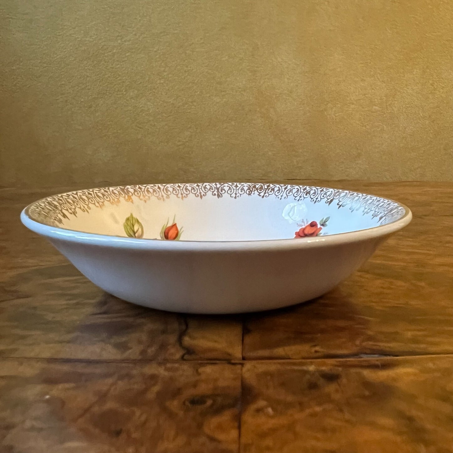 Vintage Woods & Sons Red Rose Dish
