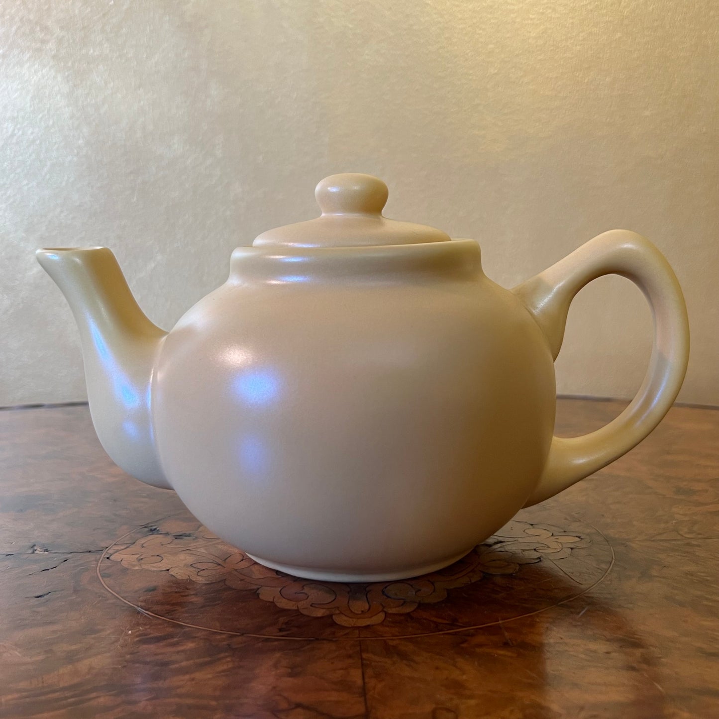Vintage Yellow Tea Pot 