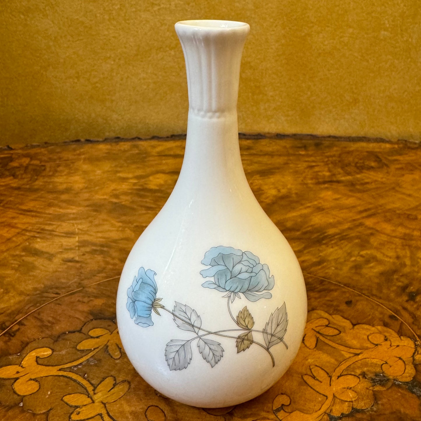 Wedgwood Ice Rose Bud Vase