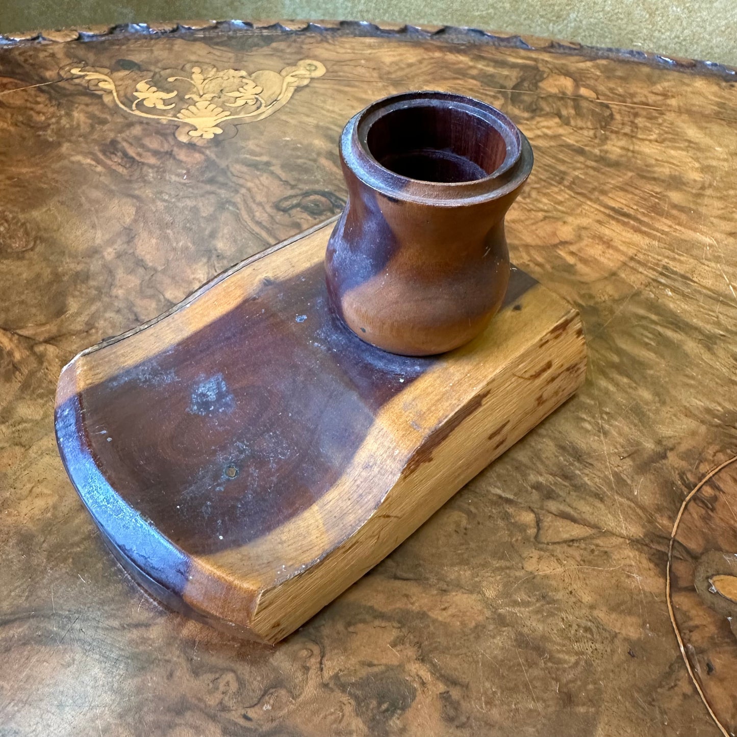 Wooden Candle Holder Display 