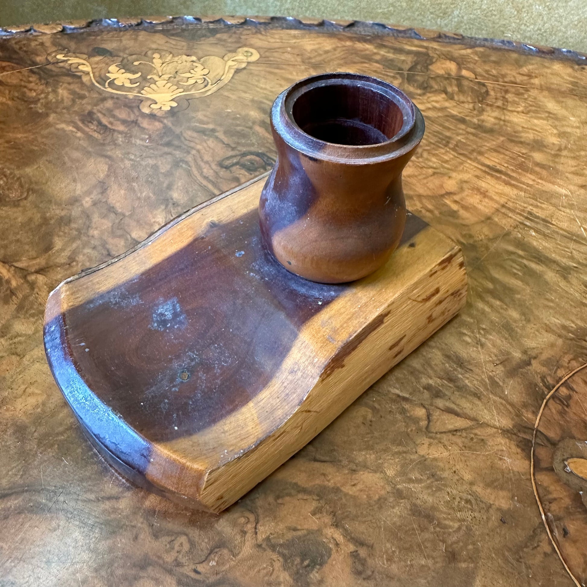 Wooden Candle Holder Display 