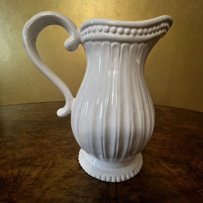 Vintage White Porcelain Jug