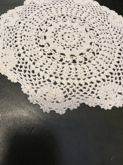 Vintage Cream Crochet Doily