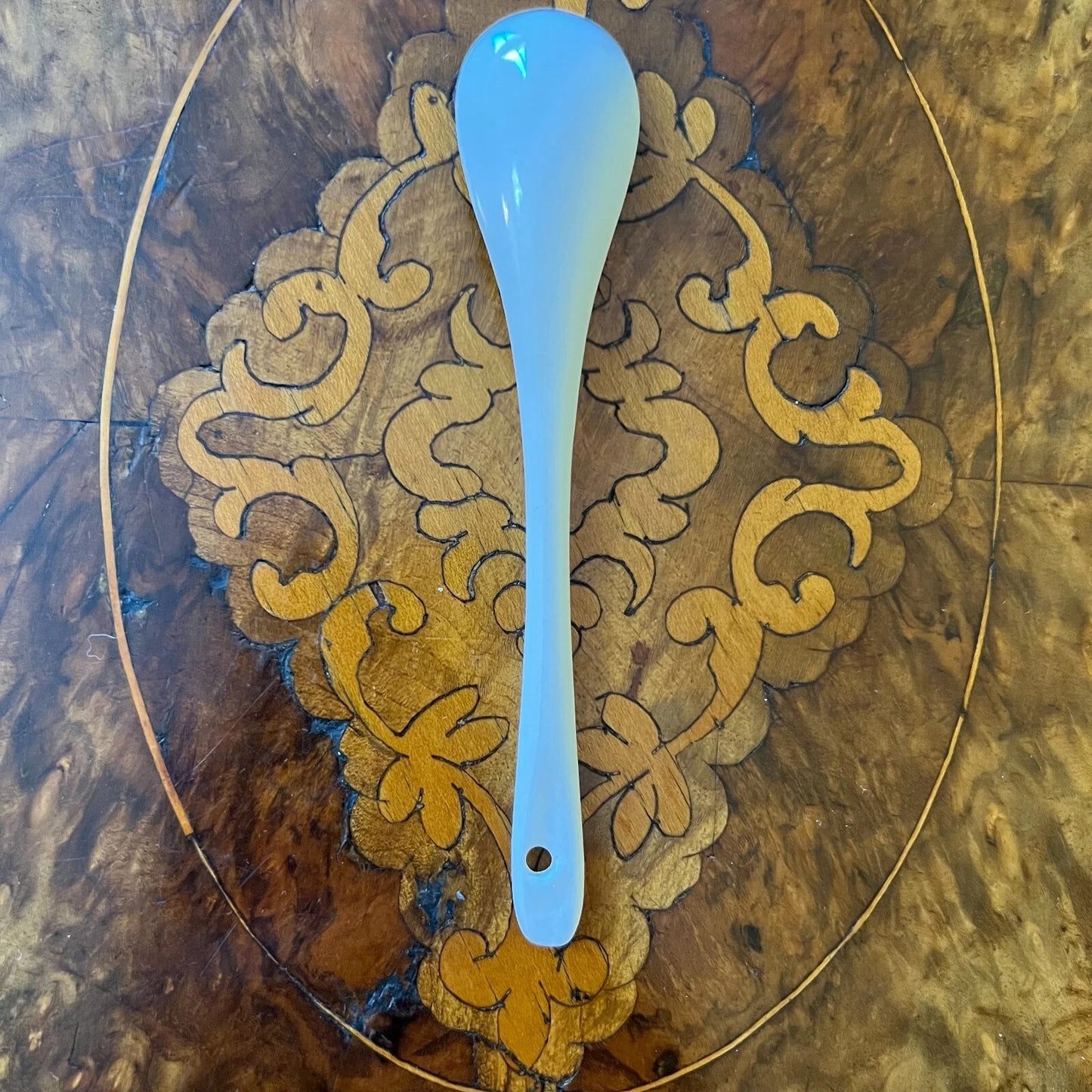 White Porcelain Spoon