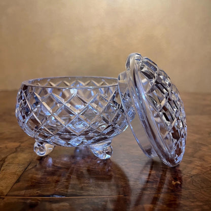 Vintage Crystal Trinket Box
