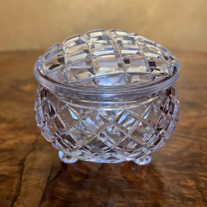 Vintage Crystal Trinket Box