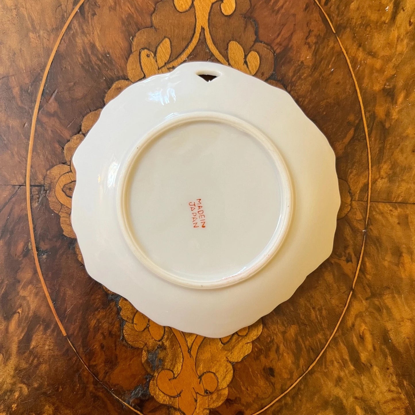 Vintage Floral Print Leaf Dish