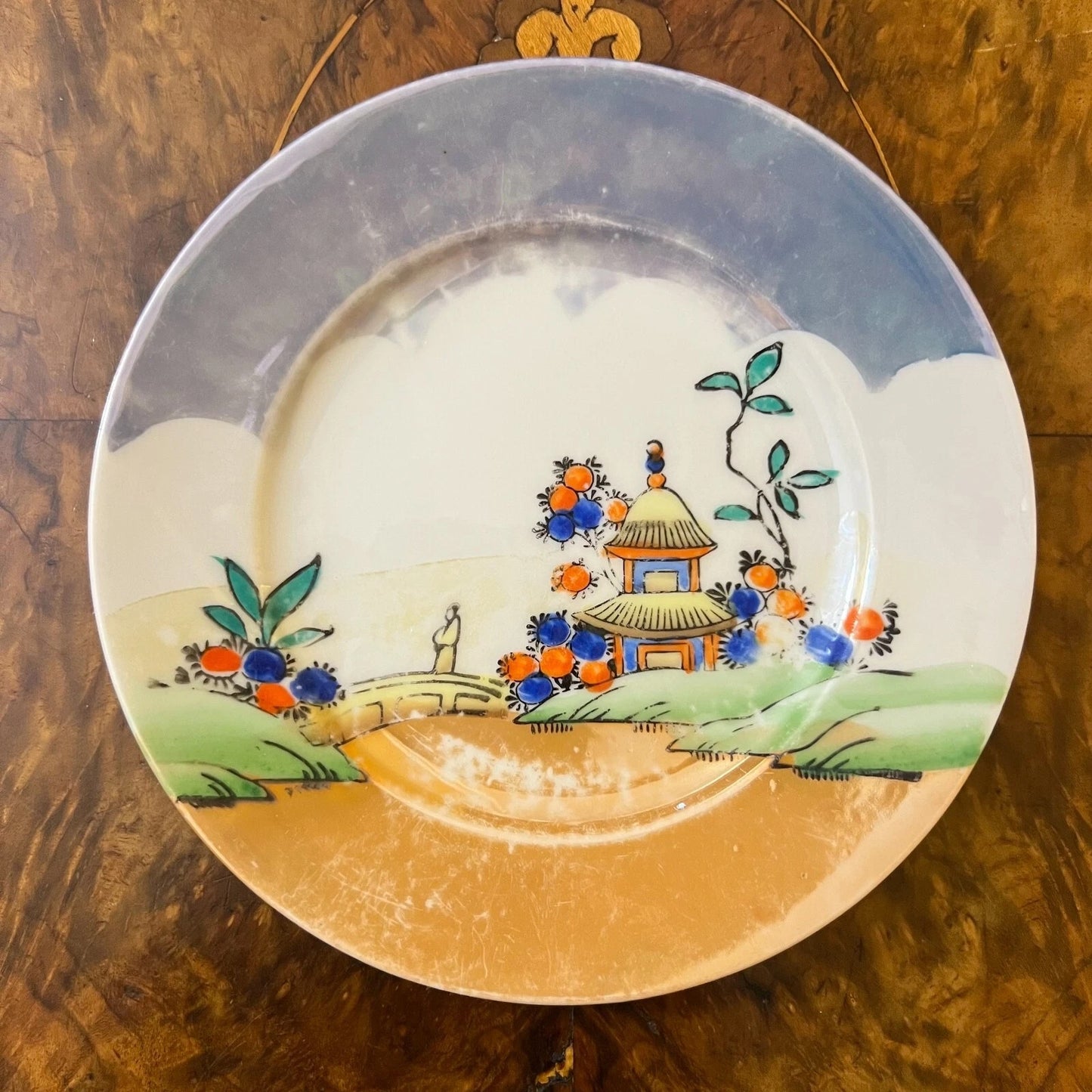 Vintage Oriental Print Side Plate