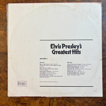 Elvis Presley Greatest Hits Vinyl Record