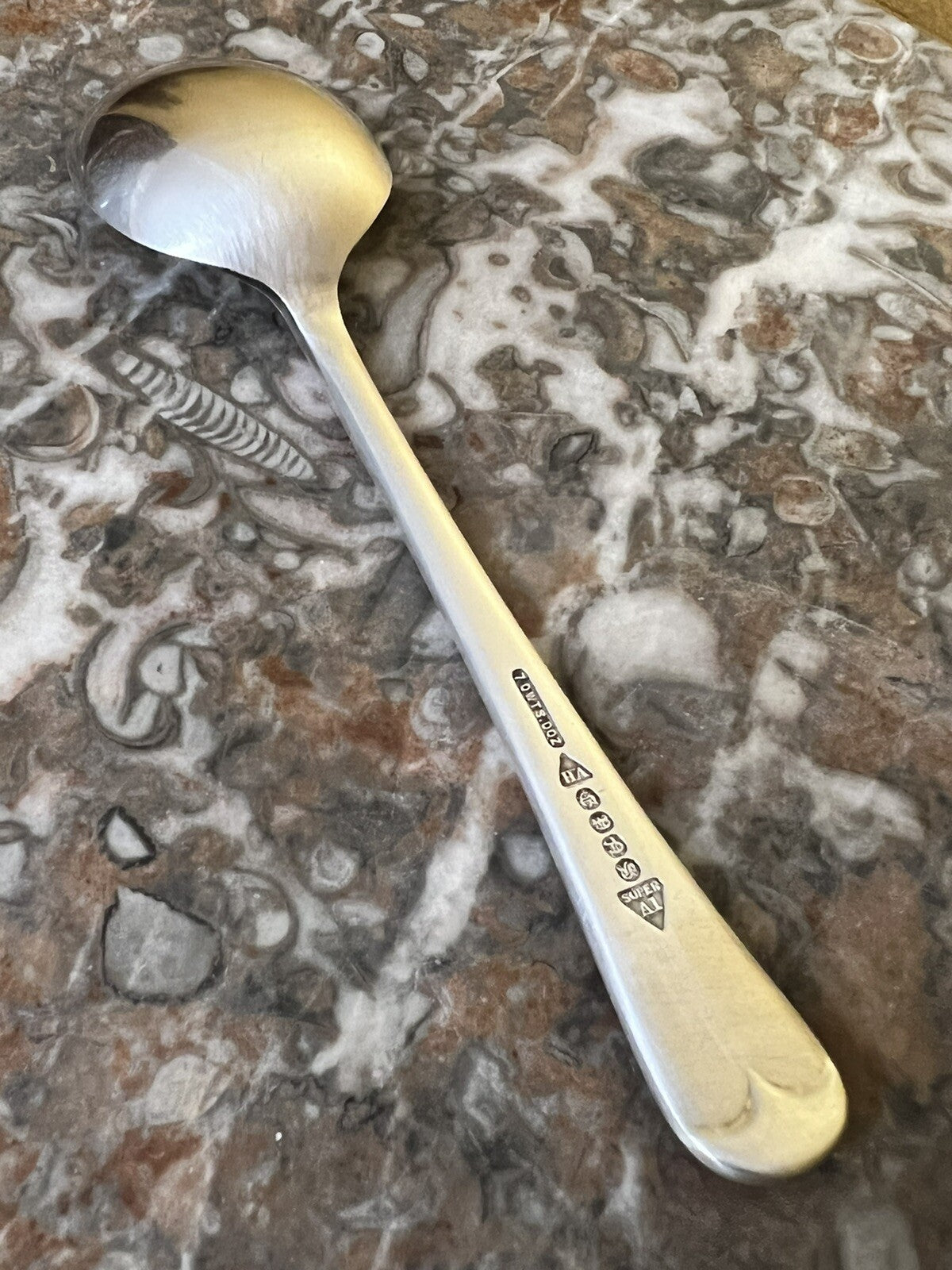 Vintage Silver Plated Soup Spoon