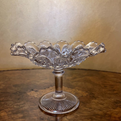 Vintage Glass Display Bowl