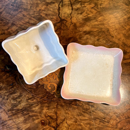 James Kent Old Foley Victoria Rose Butter Dish