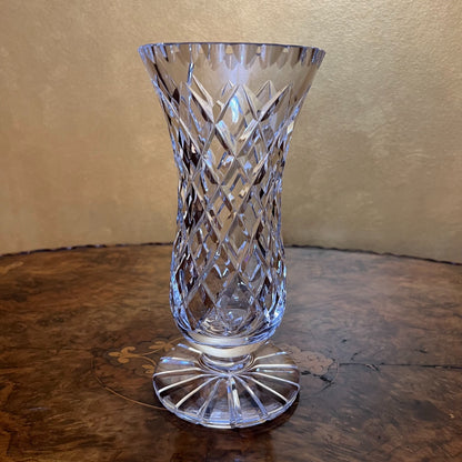 Vintage Crystal Cut Vase