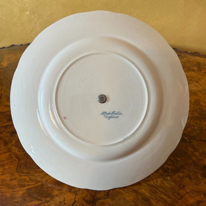 Vintage Alfred Meakin Boat Floral Print Cake Plate