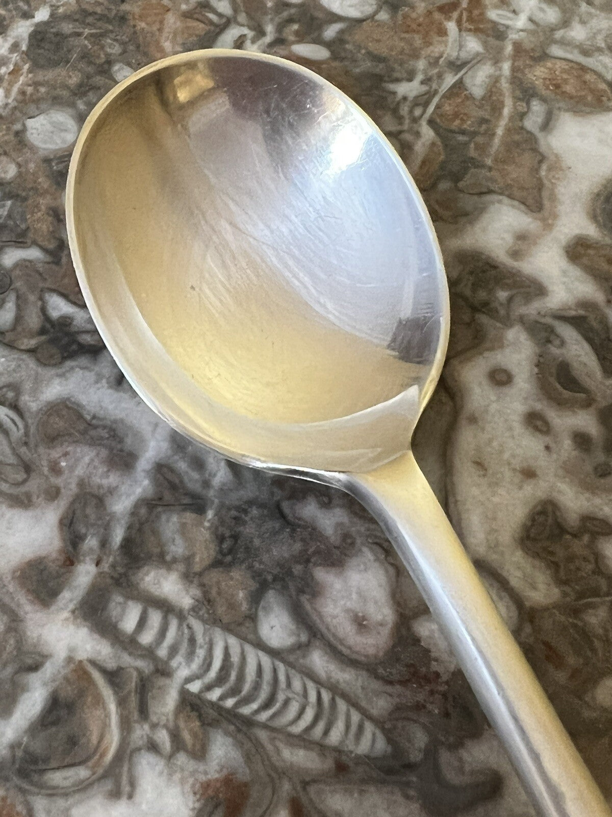 Vintage Silver Plated Soup Spoon
