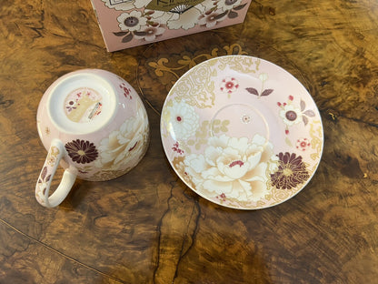 Maxwell & Williams Pink Kimono Tea Cup & Saucer BNIB