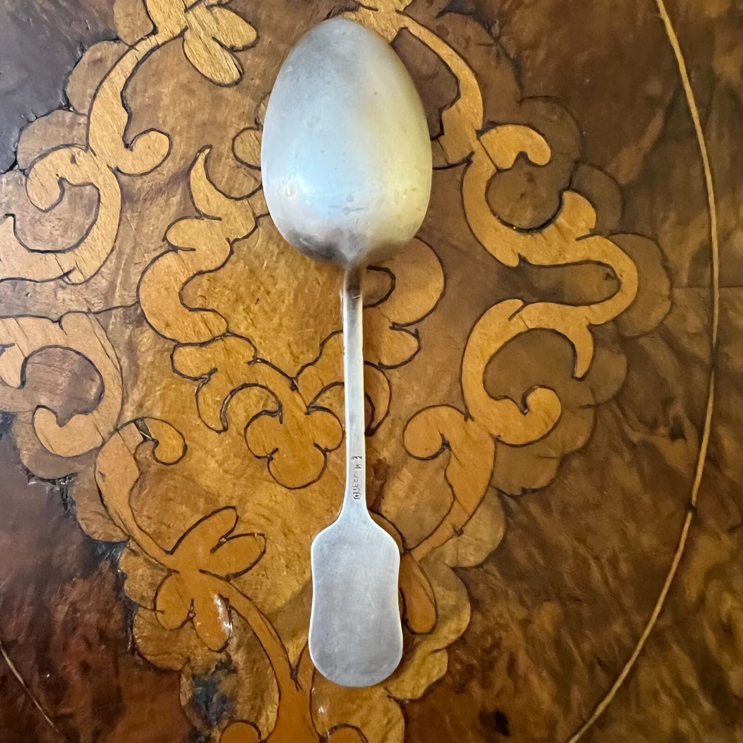 Chinese Silver Coffee Spoons Set Of 3