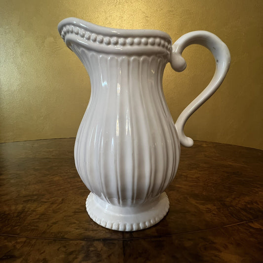 Vintage White Porcelain Jug
