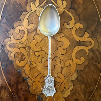 Chinese Silver Coffee Spoons Set Of 3