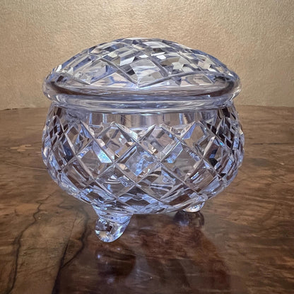 Vintage Crystal Trinket Box