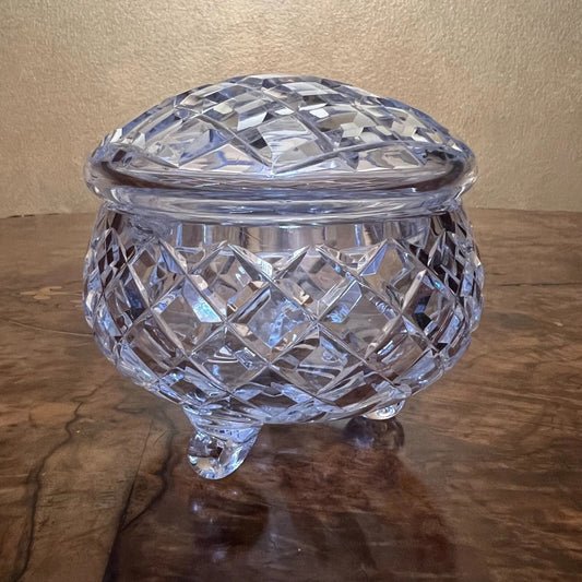 Vintage Crystal Trinket Box