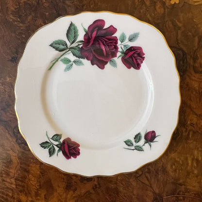 Vintage Royal Vale Rose Tea Cup Trio Set