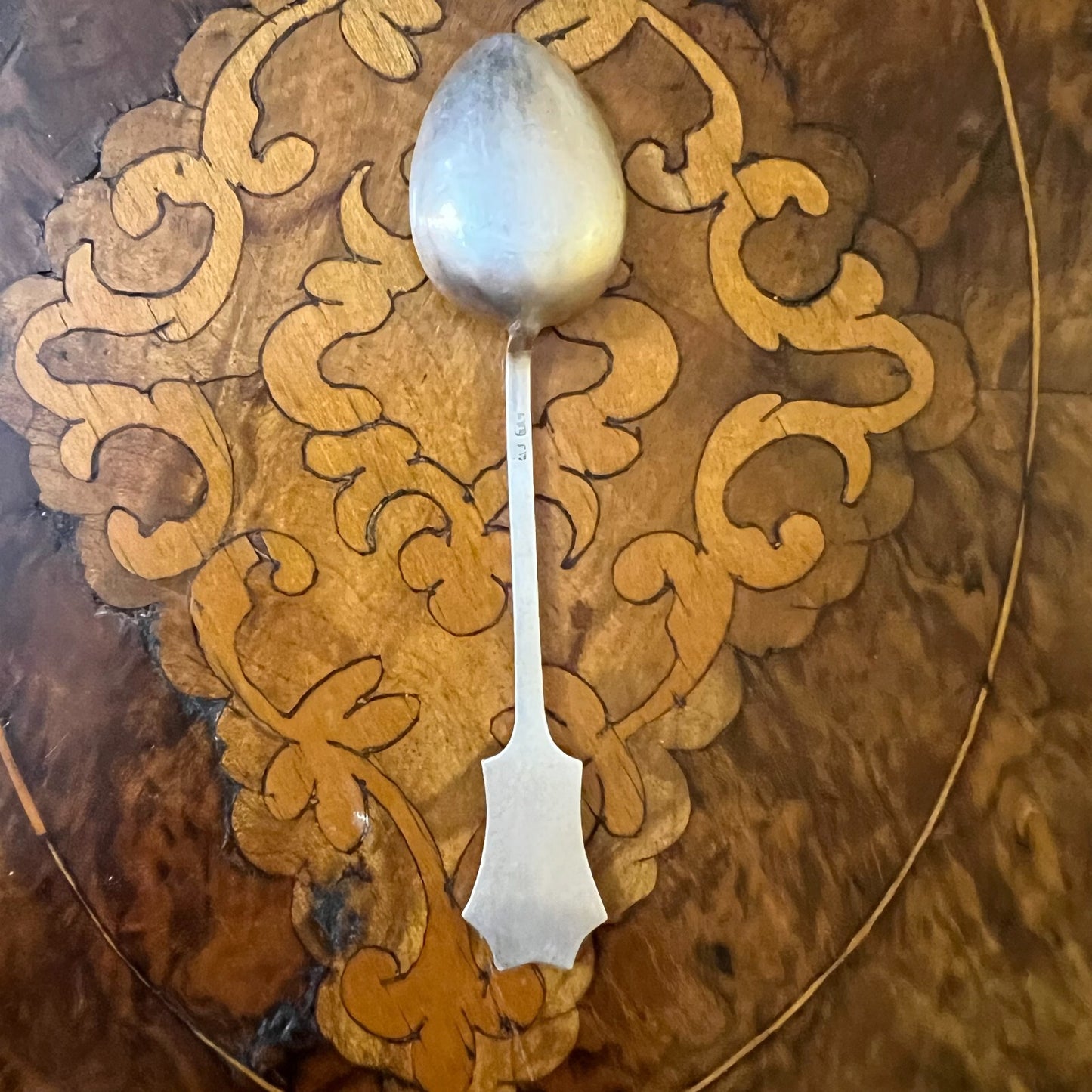 Chinese Silver Coffee Spoons Set Of 3