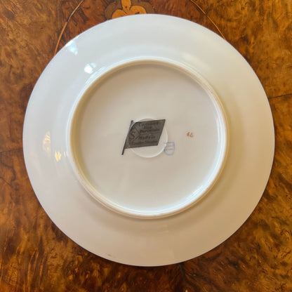 Vintage Czech Courting Print Side Plate