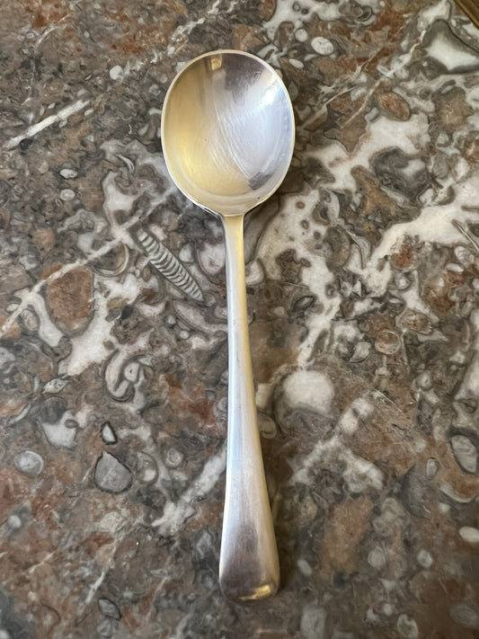 Vintage Silver Plated Soup Spoon