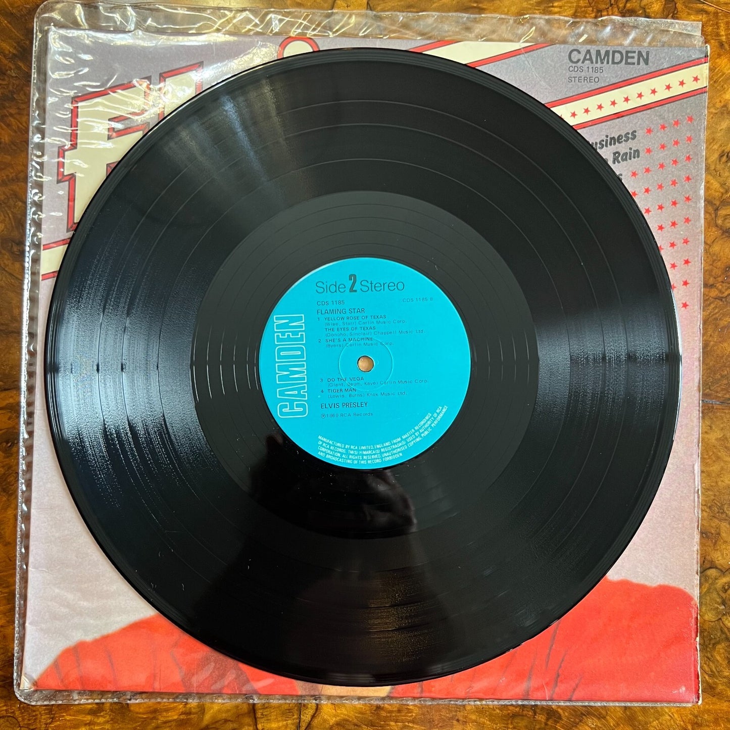 Elvis Presley Flaming Star Vinyl Record